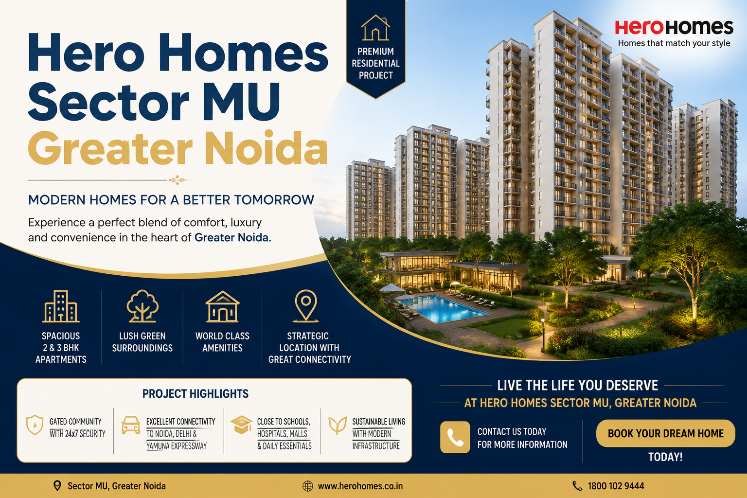 Hero Homes Sector MU