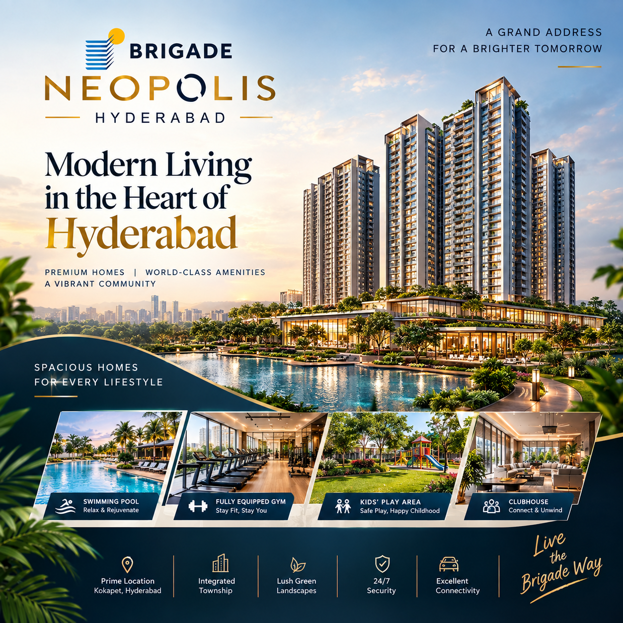 Brigade Neopolis Kokapet Hyderabad